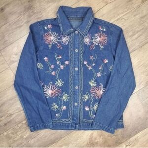 Identity Denim Embroidered Long sleeve Shirt
